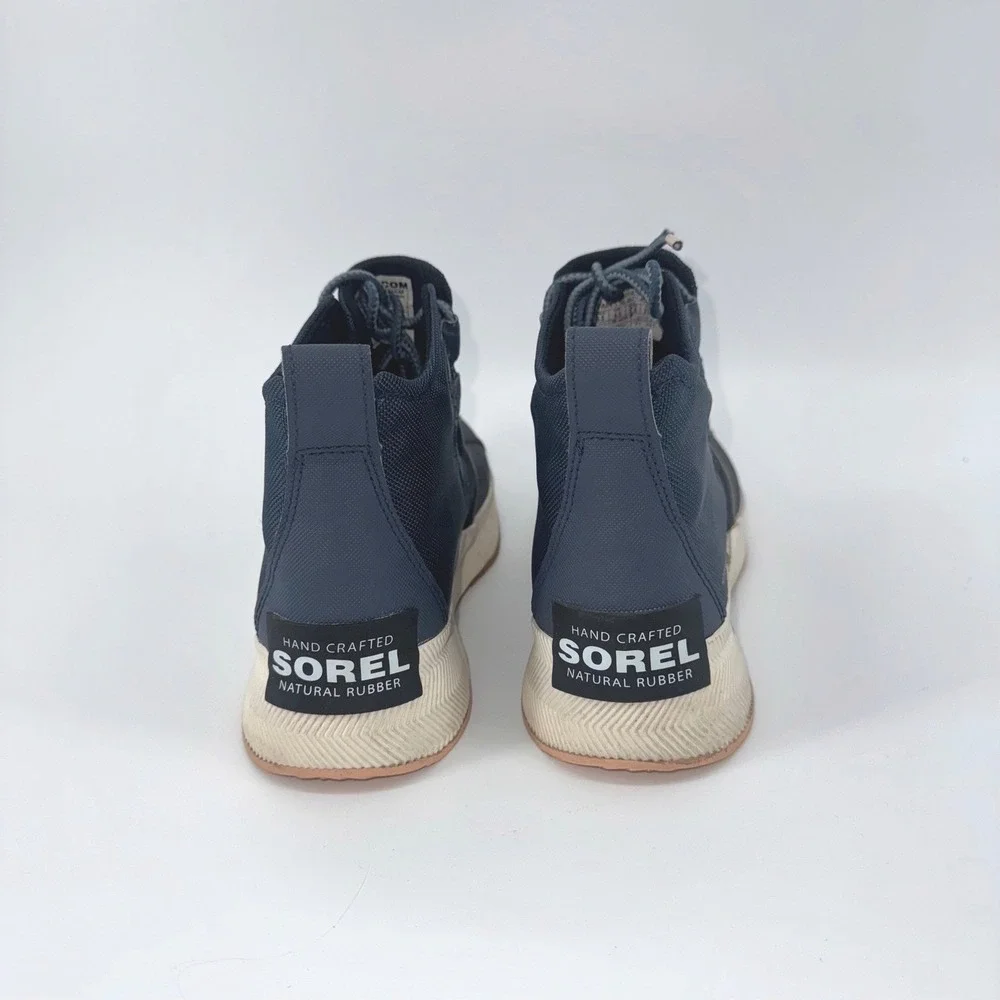 Sorel Out and About Waterproof Boots Blue Youth‎ Size 6.5 US Lace Up